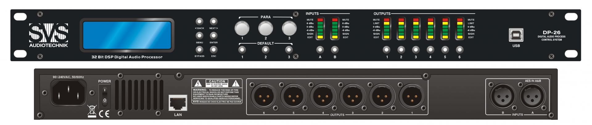 SVS Audiotechnik DP-26 Цифровой процессор: 2 входа 6 выходов в Кировске