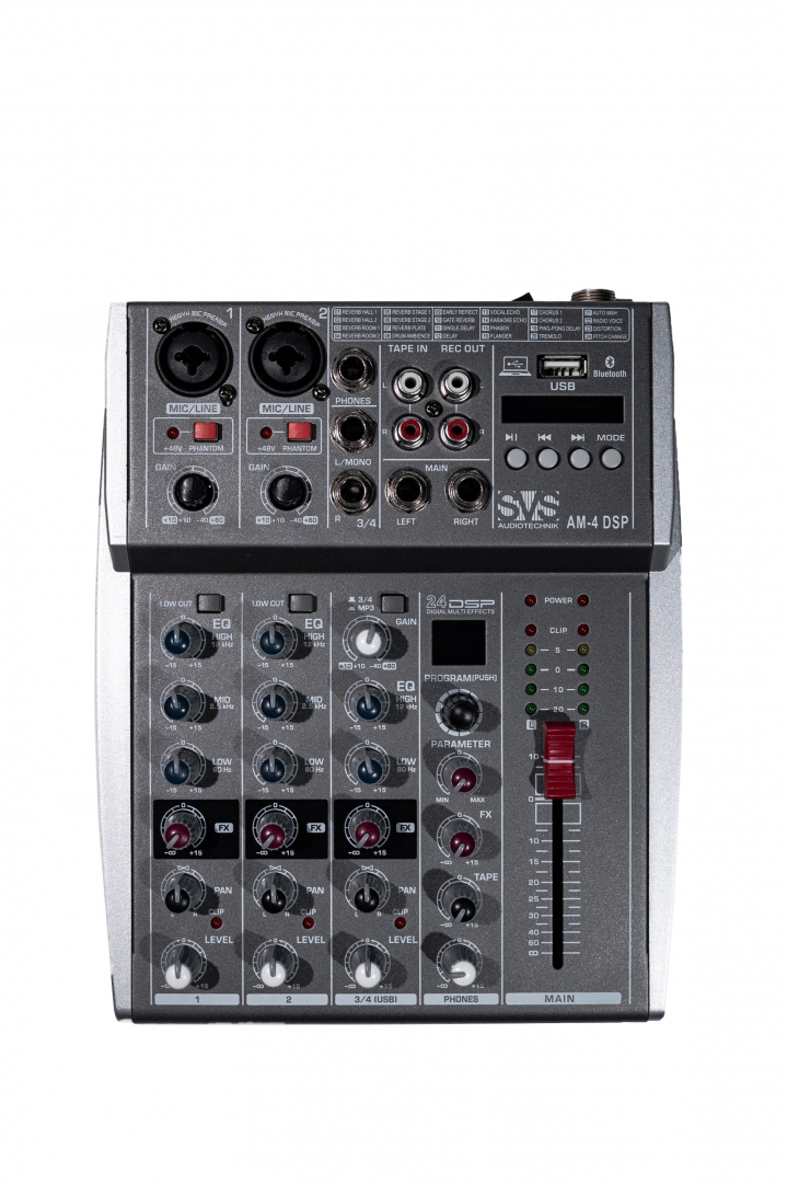 SVS Audiotechnik mixers AM-4 DSP Аналоговый микшерный пульт, 4-канала в Кировске
