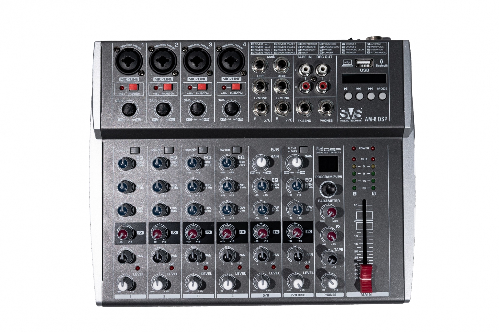 SVS Audiotechnik mixers AM-8 DSP Микшерный пульт аналоговый, 8-канальный в Кировске
